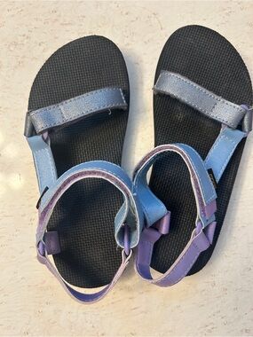 Kids Purple and Light Blue tevas